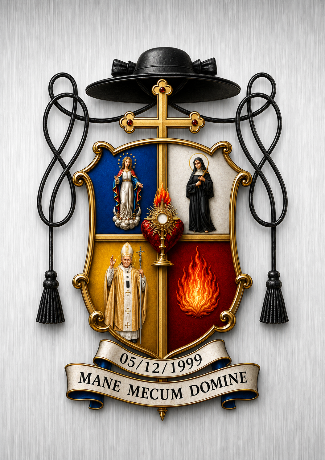 Brasão sacerdotal do Padre Celso